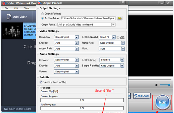 Choose output formats