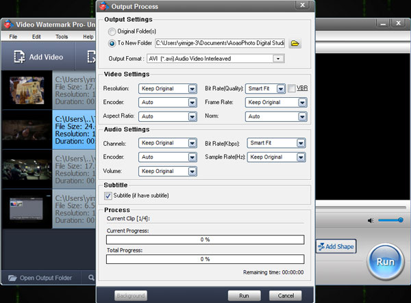 Output Setting